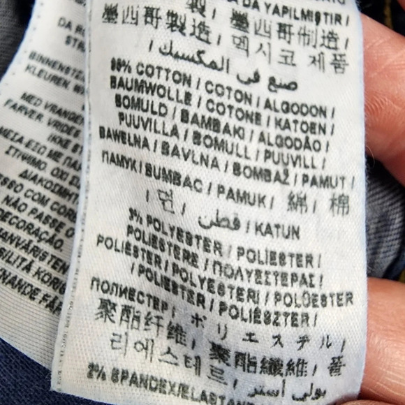 Guess Distressed Button Fly Short Dark Wash 5 Pocket Size  27 - Picture 14 of 14